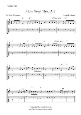 guitar chords for how great thou art: The harmonic journey of faith